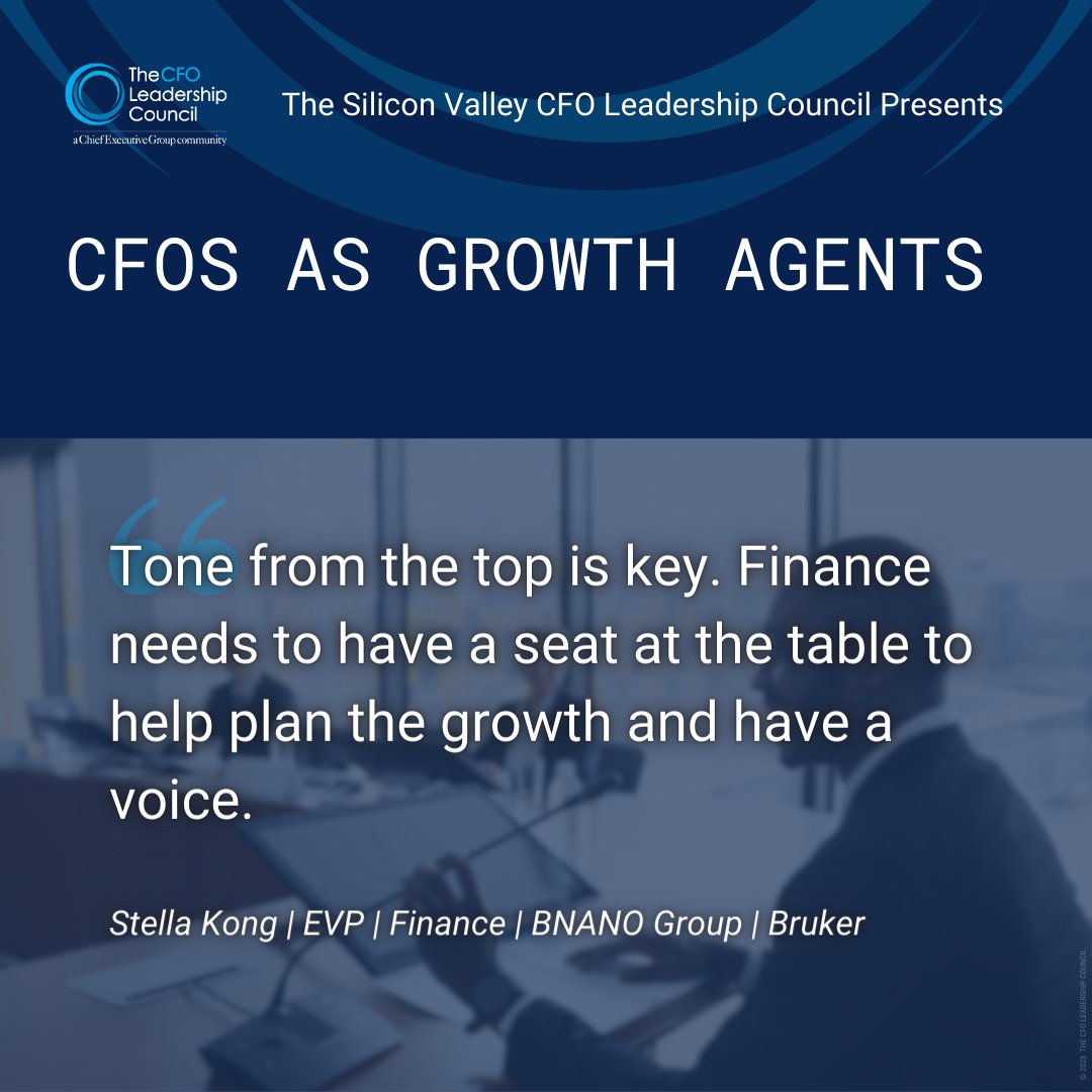CFOLeader's tweet photo. We totally agree with you Stella Kong of @Bruker!
#CFO #CFOKnow #CFOGrow #SiliconValleyCFO #CFOLeader #CFOLC #Winners https://t.co/sKV2oqxcDo