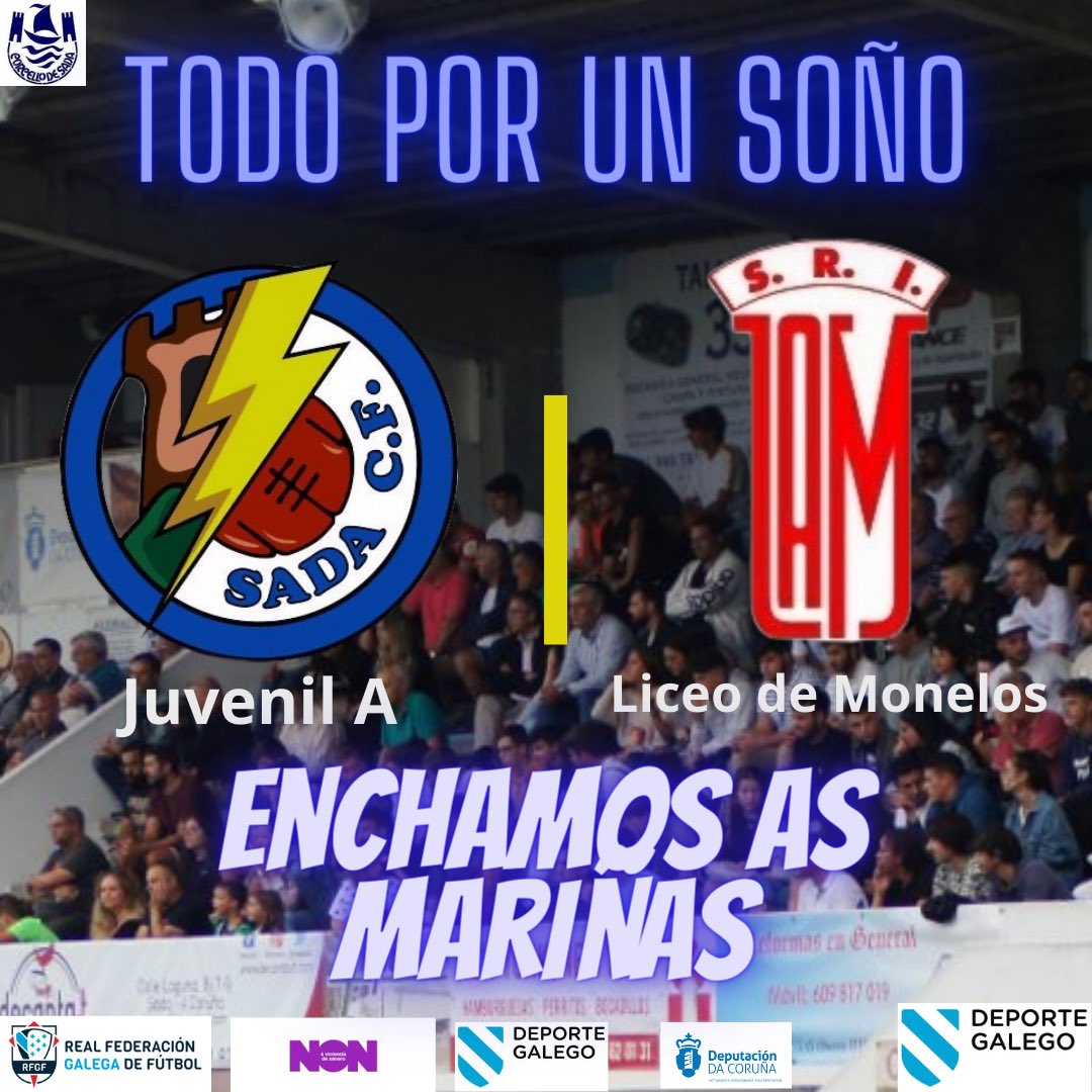 Fútbol 11| Fase de ascenso a Liga Gallega

📍As Mariñas

🗓 29/4

⏱ 18:00