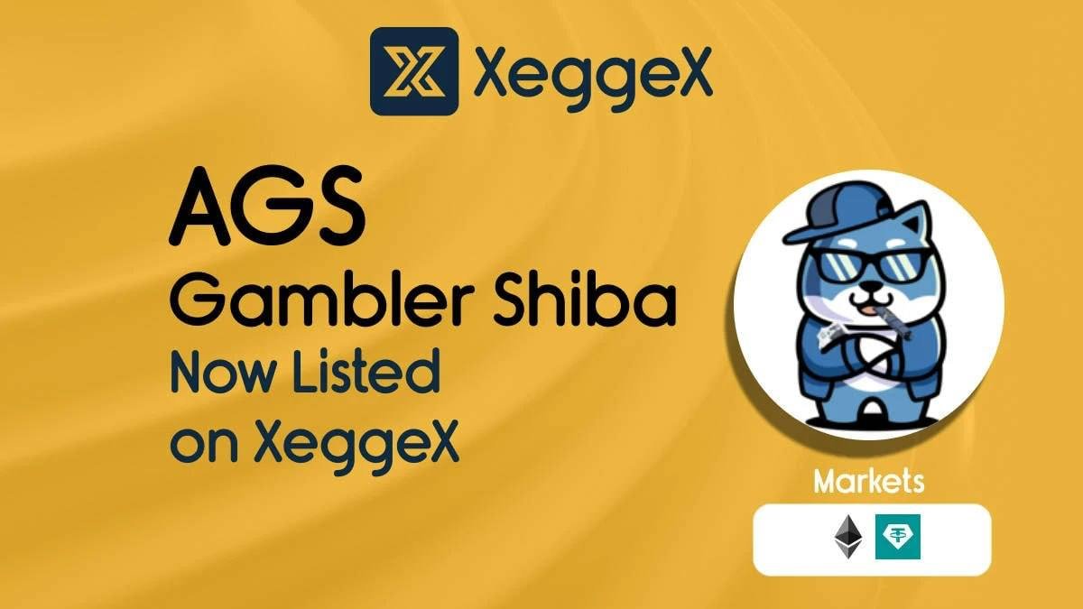 Gshiba_World's tweet image. 🥂Congratulations #GamblerShiba🍾

CEX No.1 is in the books !✅

$AGS is the FIRST Arbitrum token ever to be listed on XeggeX!⚡️

It is now easier than ever to buy $AGS on XeggeX ✅

xeggex.com/asset/AGS

xeggex.com/market/AGS_ETH
xeggex.com/market/AGS_USDT