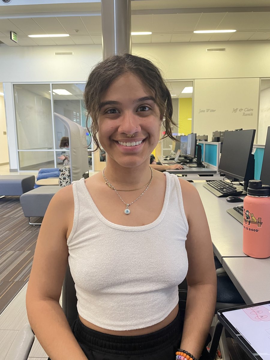 sctwrites's tweet photo. My #HumansofUNR photo is of Daniela. She is a veterinary science major and will be a Resident Assistant for #Nye in the fall. #rsj108 @alayna_wood92 @DisruptiveDESGN https://t.co/7nn0Uwulr4