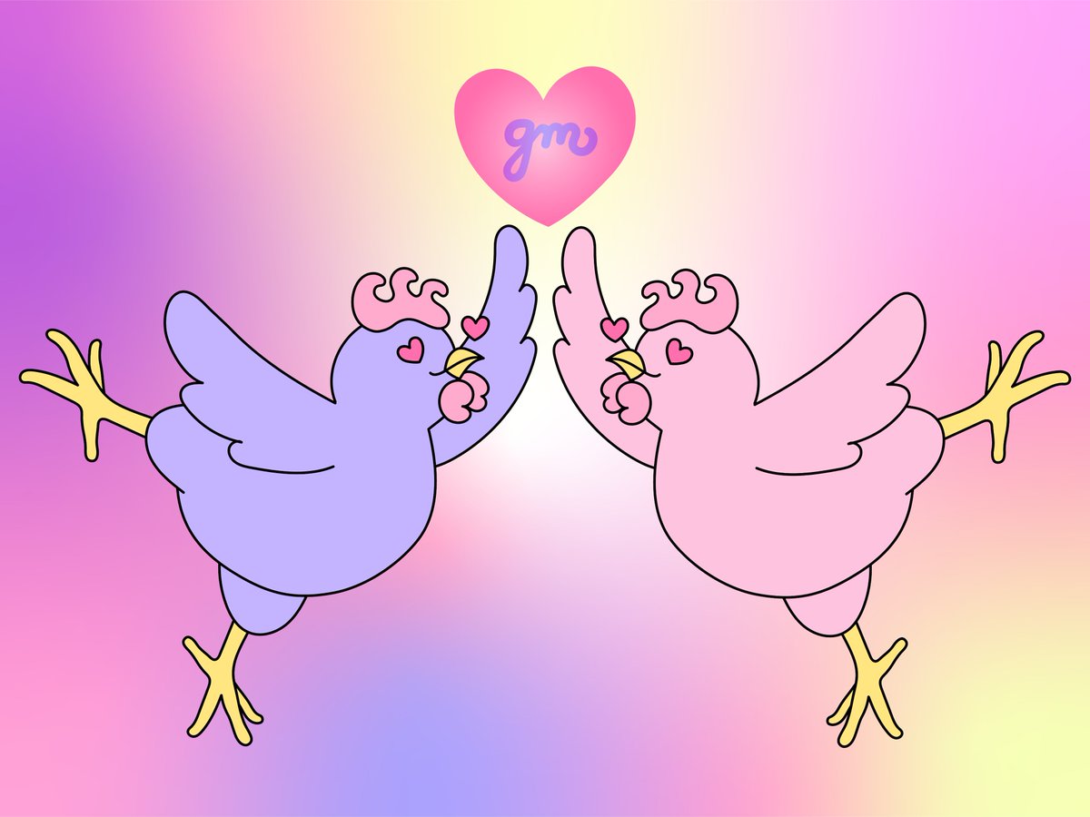 GM &amp; Cock a Doodle Do ☕️💖🐔