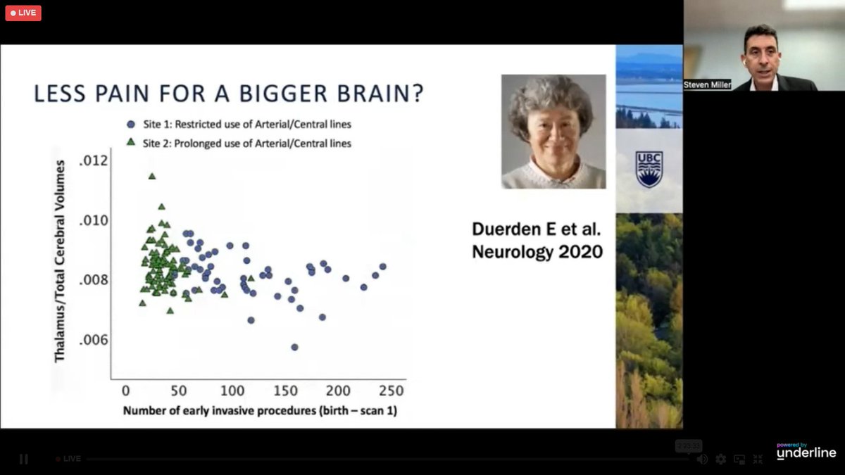 @DrStevenPMiller advocating for brain growth in neonates.
Less pain = bigger brain!
#ipsoconference2023 #neurotwitter @curekidstroke