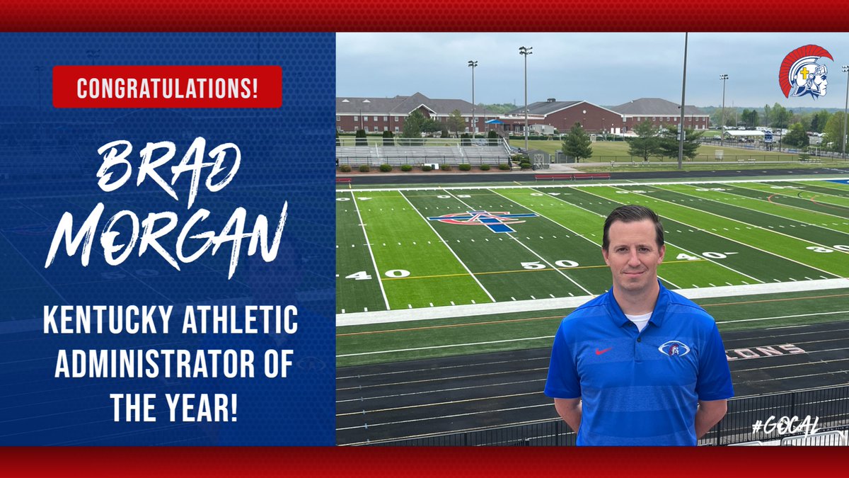 CenturionAD's tweet photo. We are so thankful for AD Morgan's leadership and commitment to Centurion Athletics! https://t.co/m3cJmY9pSz