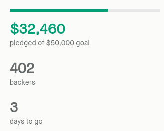 I feel really honored to be featured on <a href="/Polygon/">Polygon</a> but want to emphasize that we need pledges to fund, still!

We can only change the industry if we support indies and give them a bigger piece of the pie. Right now it's 90% one company.

Let's diversify the marketplace.