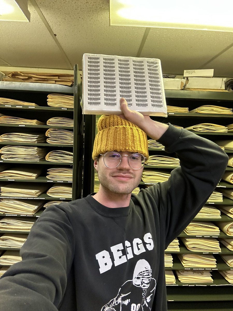 Barcodes have arrived <a href="/wvdnr/">WVDNR</a> ! Let the digitization of the WV DNR Reference Herbarium (WVHP) begin! 15% if this collection is made up of WV rare, threatened, or endangered species! I can’t wait to offer this data to researchers globally.