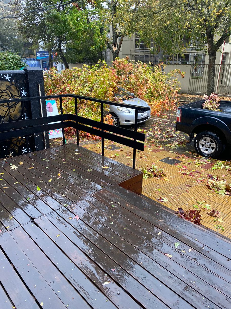 CEspinozaQ's tweet image. El viento y la lluvia causan estragos en distintos sectores del Biobio. Cortes de luz provocan caos vial al dejar fuera de servicio los semáforos en el centro de Concepción. Envíen sus reportes y donde están como respuesta a esta tuit. Vamos informando entre todos @Cooperativa