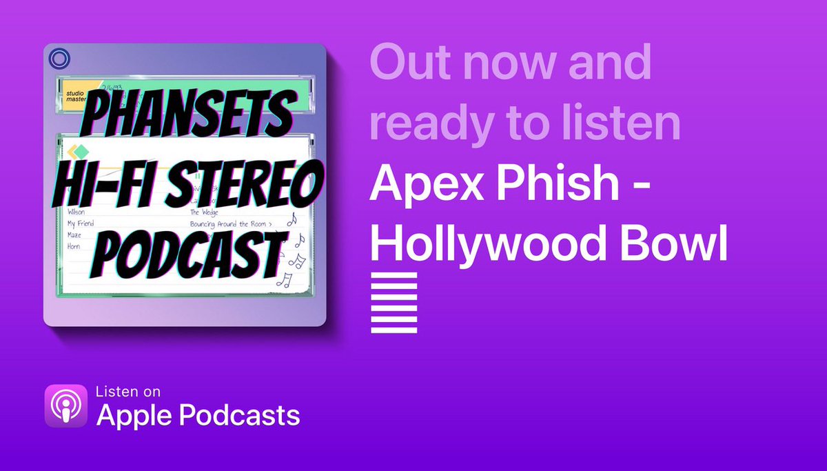 Ok Wow!

They blew the roof off the Hollywood Bowl. 

Jack calls this Apex Phish. 

apple.co/3oQRFUz