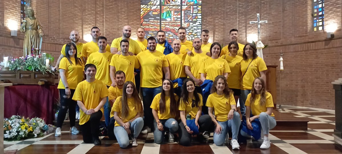<a href="/SanJoseObreroAv/">Peña San José Obrero</a> Felicidades en vuestro día especial. #25años es todo un hito en una relación, aunque sea, como en este caso, de amigos. Esto demuestra el amor que sentís a San José Obrero. Os deseamos lo mejor y a por otros 25 años más.
Disfrutad de las fiestas.
