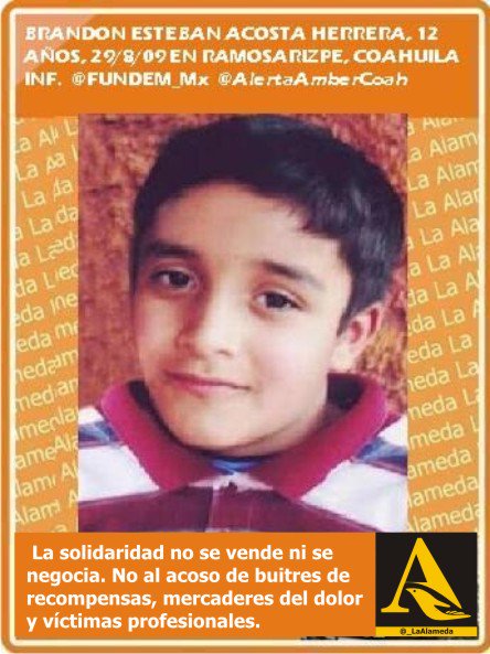 #Tebuscamos Brandon Esteban Acosta Herrera 12 años 29/8/09 #RamosArizpe #Coahuila #911