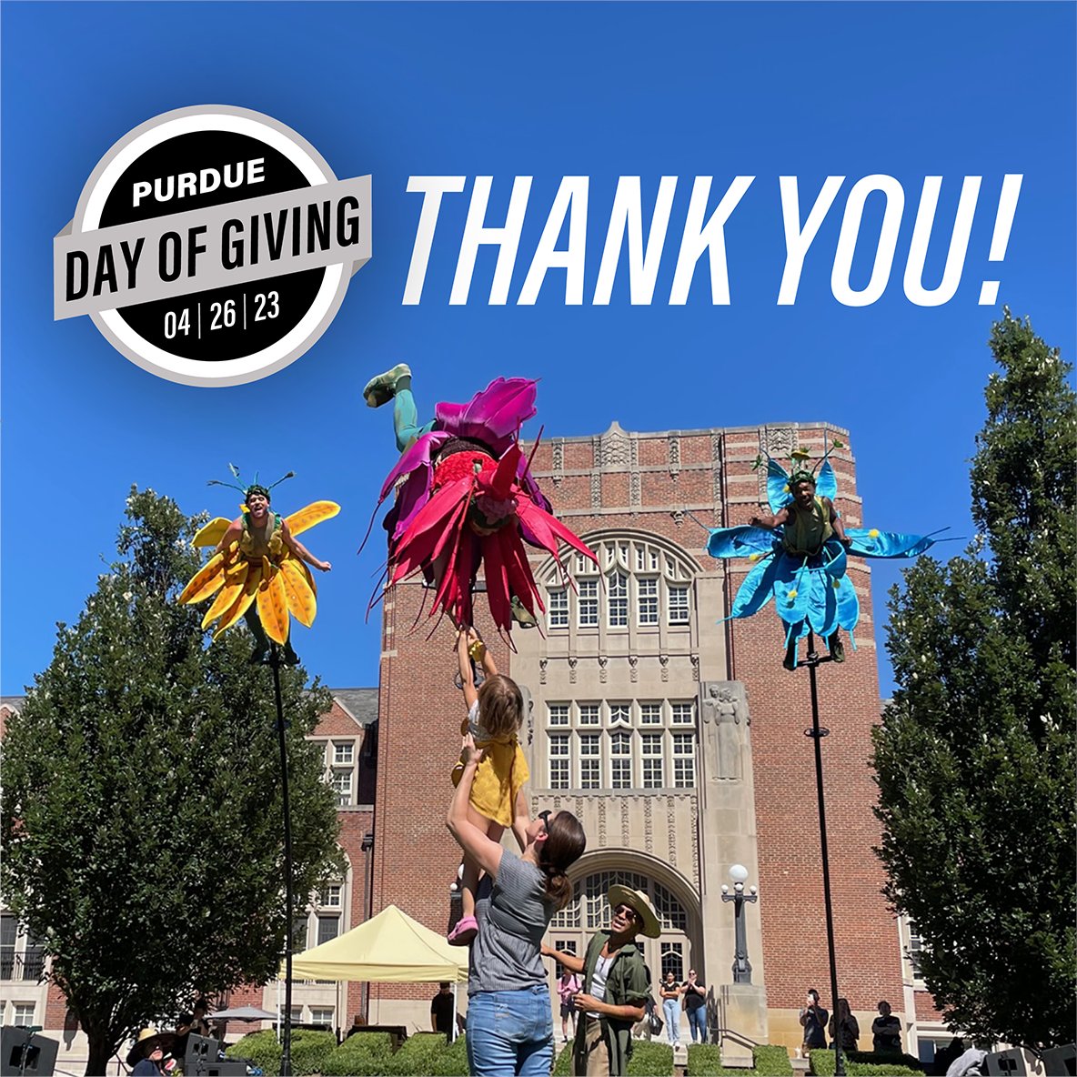 PurdueConvos's tweet image. Thank you to everyone who supported #PurdueConvos during #PurdueDayofGiving. With a total of 310 gifts to Convos, we raised $148,820! 

THANK YOU! 💛🖤