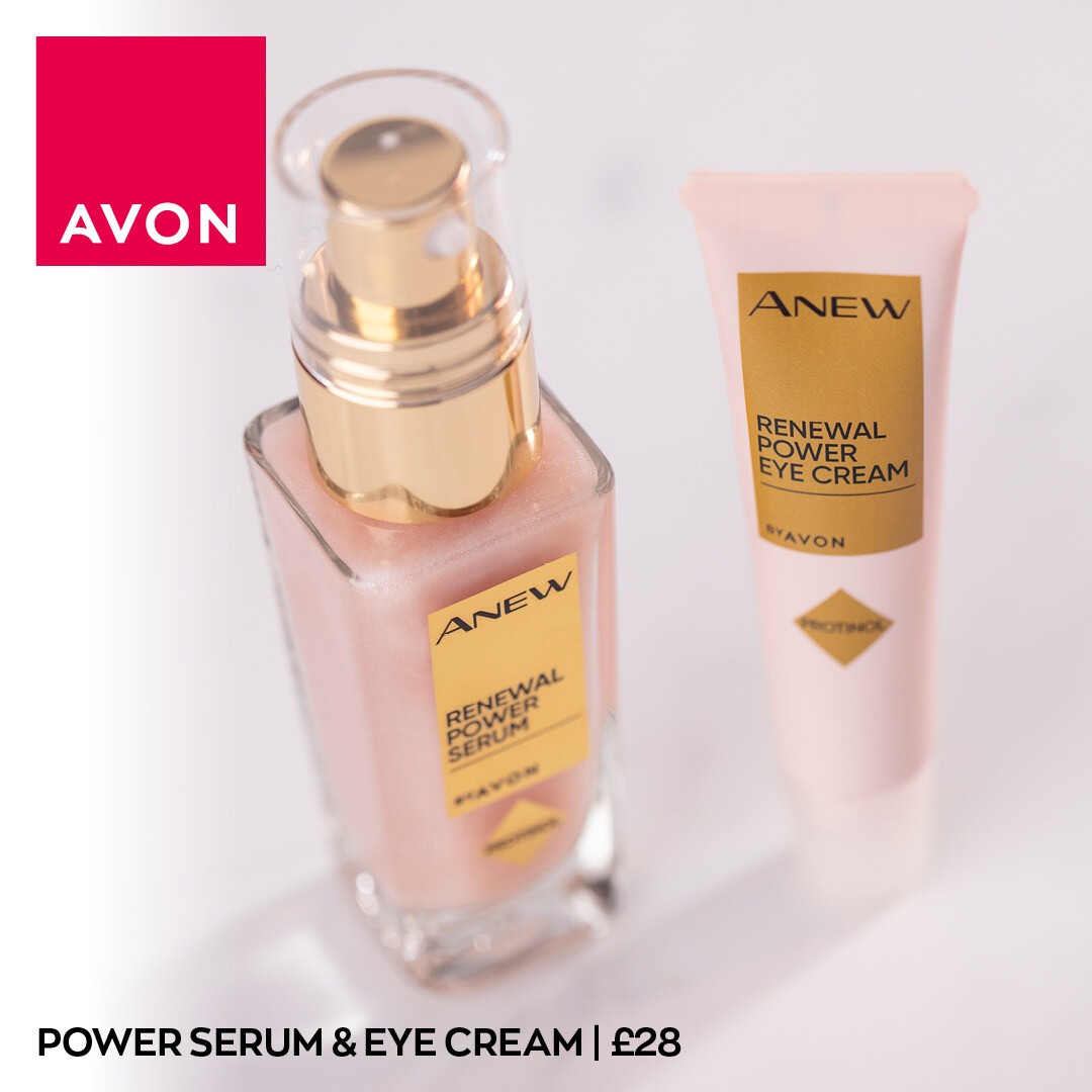 NannieDeeDee's tweet photo. The iconic skincare power couple has landed!✨

Just £28!

Why not order them today?

https://t.co/kOua4wk0bQ

#Skincare #Protinol #EyeCream #FaceSerum #PowerSerum #PowerEyeCream #AvonSkincare #FreeDelivery https://t.co/ltIiimQUzb