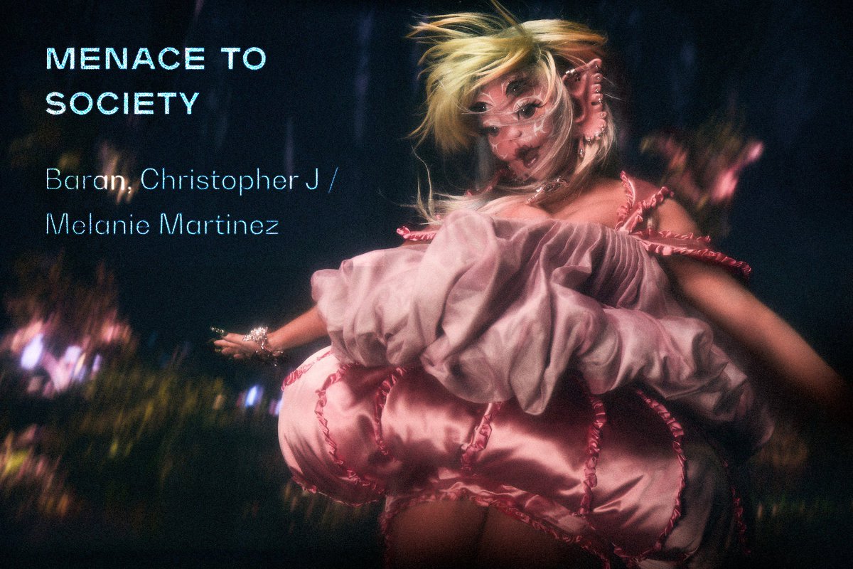 LlVlNGDECEASED's tweet photo. 🚨 New Melanie Martinez song titled “MENACE TO SOCIETY” from PORTALS sessions was registered on Warner Chapell Music website.

The song is produced by CJ Baran. https://t.co/AJp4fEZpTe