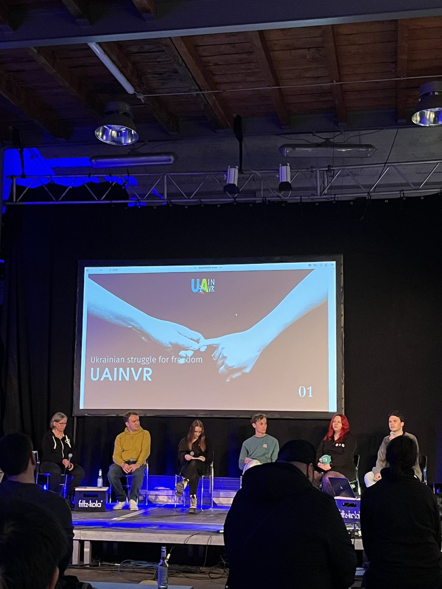 Alex Chumak präsentiert die Spendenaktion #UAINVR für Kinder in der Ukraine während dem #CSAtalk19. 

Wir freuen uns ihn und die Aktion beim GamesFestival zu unterstützen.

betterplace.org/de/fundraising…

#Gamesfestival23