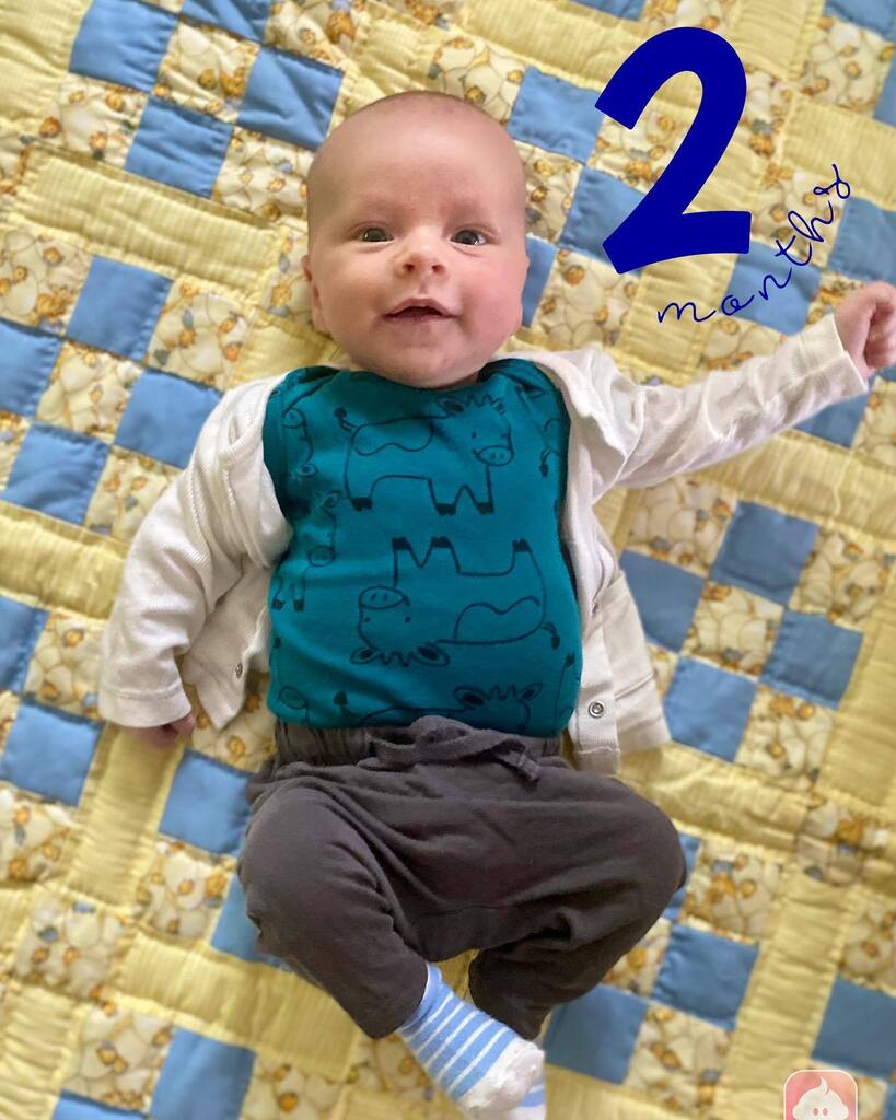 TheMusicMal's tweet photo. Our sweet boy is 2 months old! James is really the happiest little guy. He’s getting so smiley and usually only cries to let us know he’s hungry or tired, or if he’s in his nemesis the car seat. He coos and talks, especially if you’re talking or singing … https://t.co/bJIYhN8RYg https://t.co/BWhpDB0cPj
