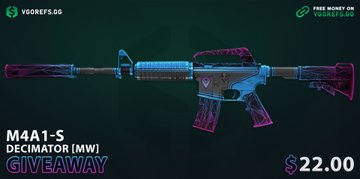 ecneris's tweet photo. 🎁 M4A1-S | Decimator GIVEAWAY🎁
(Will be send as 22 csgoempire coins)

☑️Follow me 
🔃Retweet
📺Like the video &amp; Subscribe (with Proof)(no crops): 
https://t.co/Qy0IuWznyZ

#giveaway #csgo #crypto #eth #btc #skins 
Rolling after 72 hours via twitterpicker!
(01.05.23) https://t.co/HzChiYnXKX
