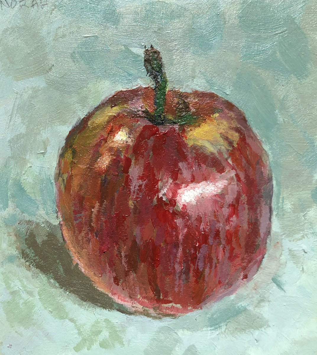 CPAFineArts's tweet photo. Advanced Visual Arts 12 Apple Studies - Acrylic Paint Edition! https://t.co/H0on5X546a
