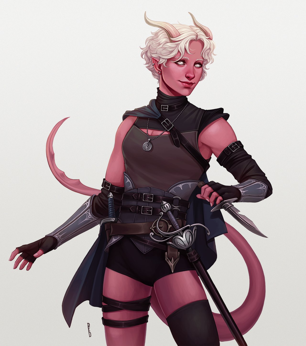 Rachel Denton ✨ on X: "A tiefling rogue named Salvation! Every time I paint  a tiefling I love them a little more ❤️ #dnd #dnd5e #dungeonsanddragons  https://t.co/hUHYOcBMUY" / X