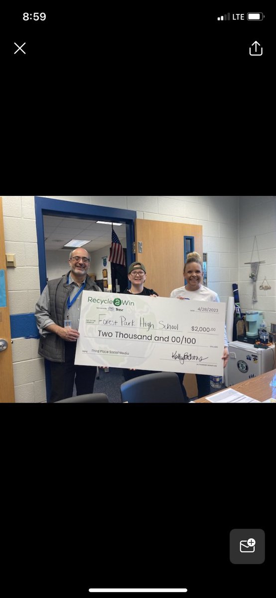 A_Street_Bruins's tweet photo. FP Green Team won 3rd place social media for the #Recycle2win challenge!! More to come later !! Thank you to all who helped make this happen! @ForestParkBruin @PWCSEnergyTeam @PWCSNews https://t.co/cphE79nyP0