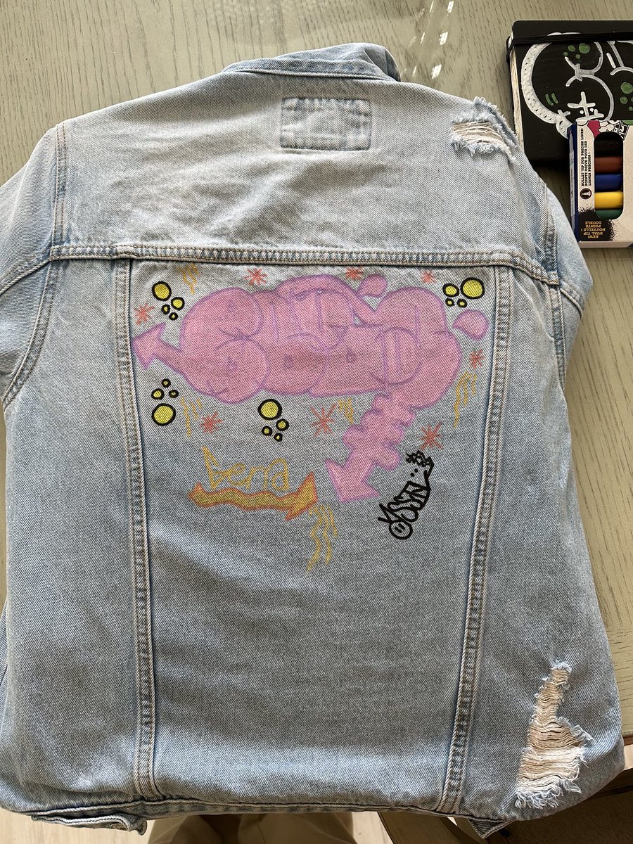 Working on a jacket 🕺🏽