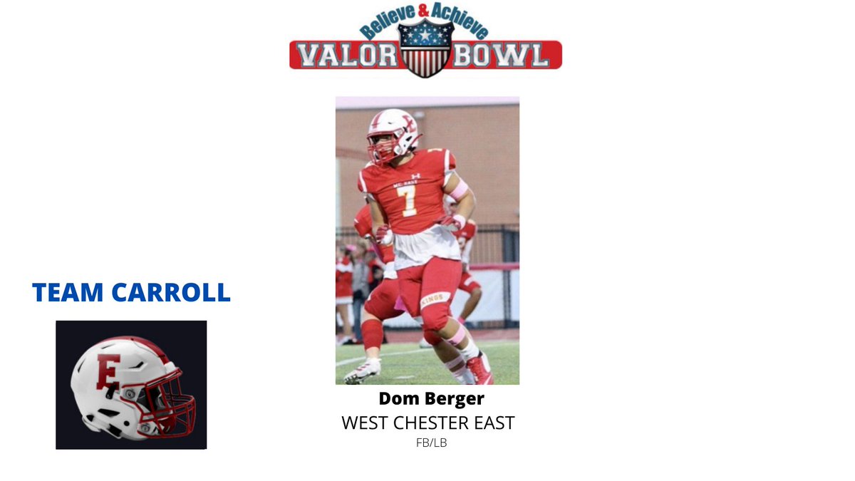 AValorbowl's tweet photo. 2023 Believe &amp; Achieve Valor Bowl Selection!!! https://t.co/ghUHLW77UQ