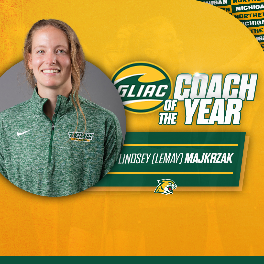 nmuwlax's tweet photo. Congrats to Coach LeMay on taking home the honor of GLIAC Lacrosse Coach of the Year!

Story ➡️ https://t.co/1CQn3QXMPo

#NMUwildcats #ShareNMU https://t.co/ud7jfieGNB