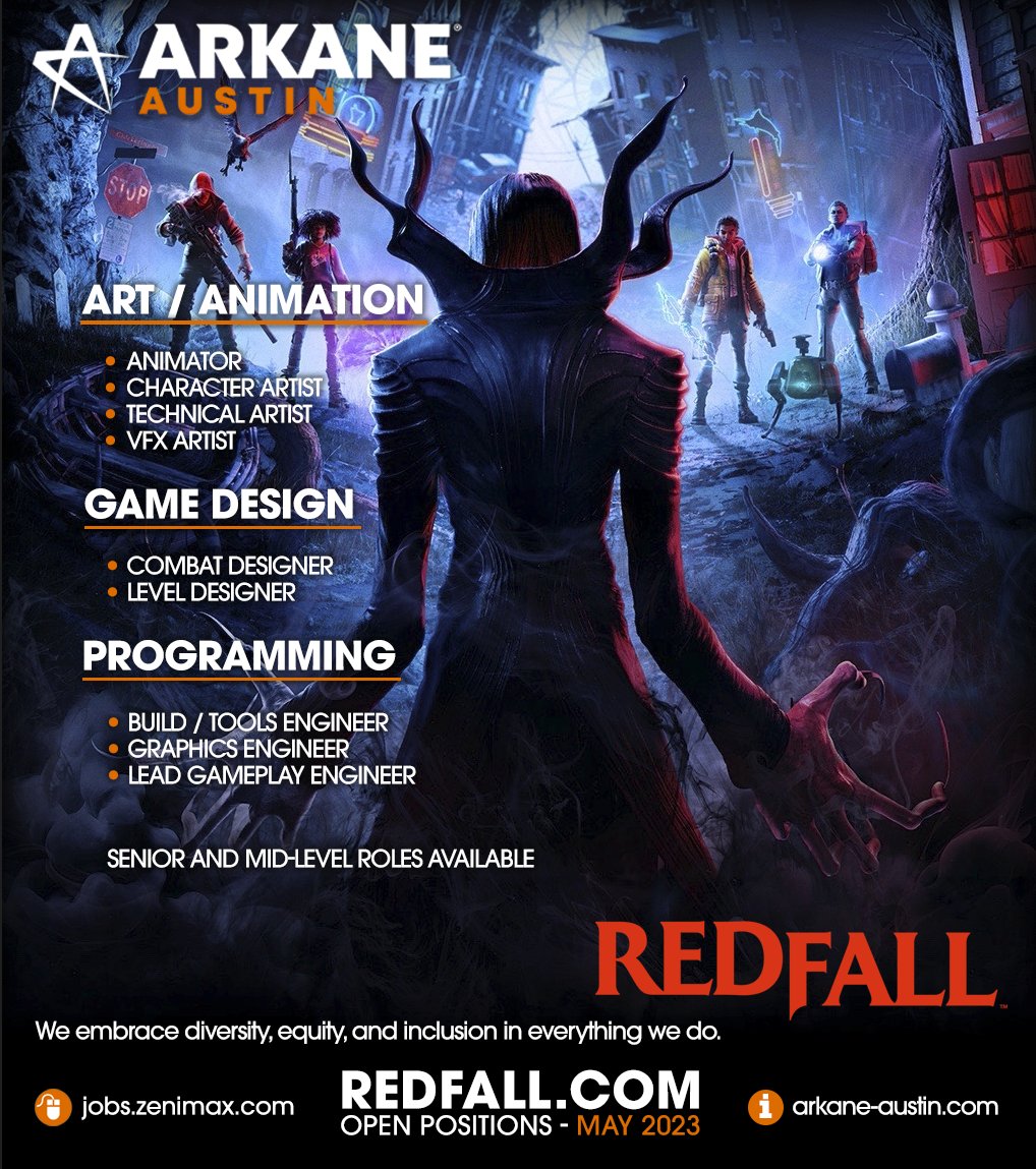 With #Redfall  launching in a few days, JOIN US.