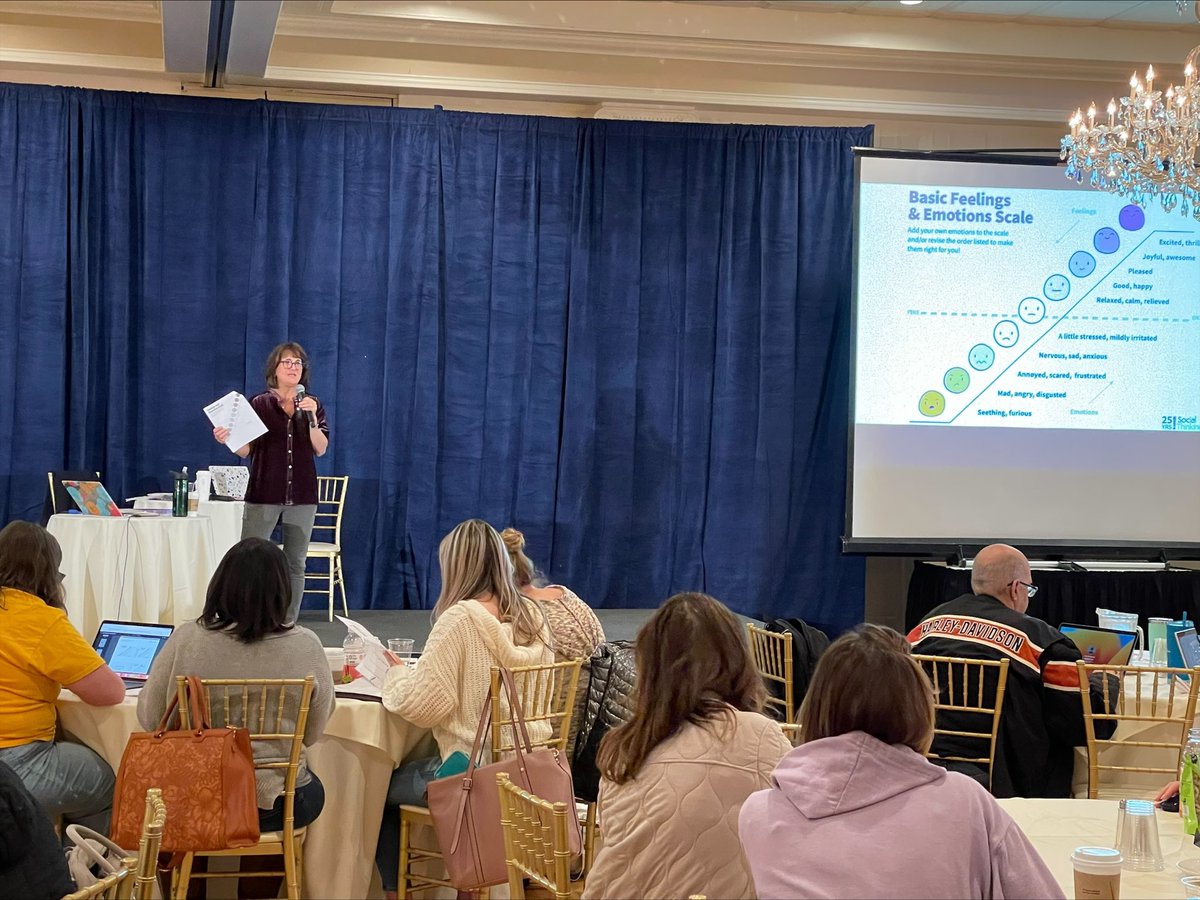 socialthinking's tweet photo. The second &amp; final day of our Chicago Metro Area Conference is sold out!

We're so excited to teach a brand new course, Practical Ideas for Teaching #SelfRegulation &amp; Building #Friendships. Thanks to all who joined us for another fantastic day of learning!
#socialthinking https://t.co/4ivv76WXA8