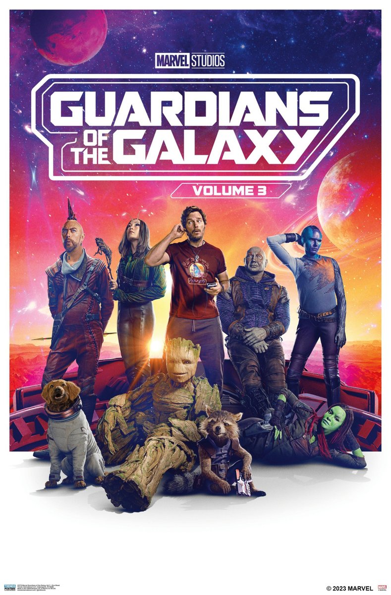 It’s good to have friends.. and the Guardians know that better than anyone. 
Join the crew as they band together to save one of their own, this May in Marvel Studios' Guardians of the Galaxy Vol.3

Shop more Guardians of the Galaxy art -now on All Posters! bit.ly/AllPosters-Gua…