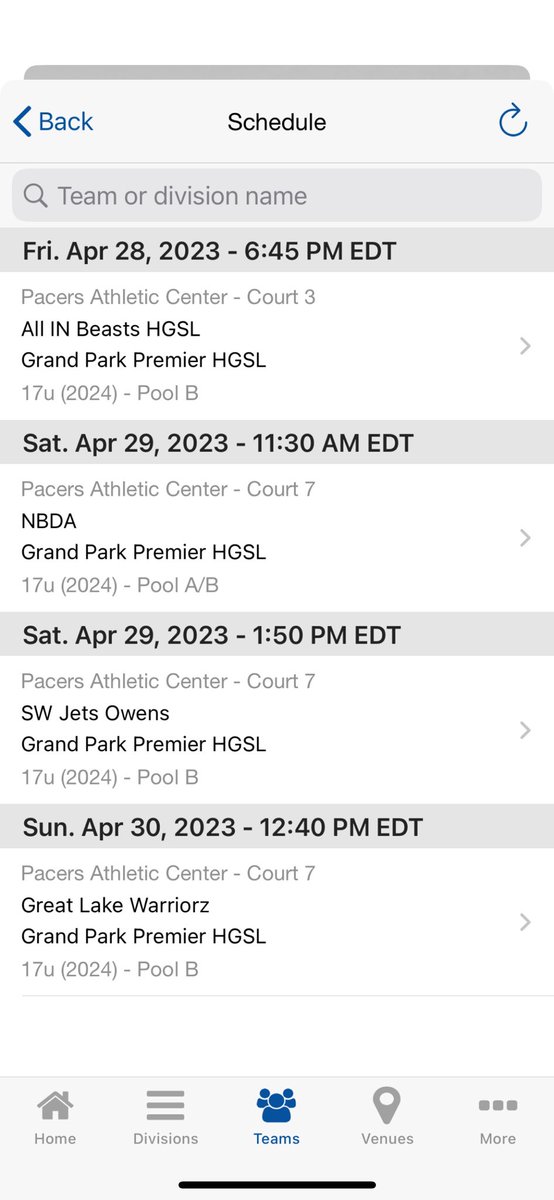 After a runner up finish in the 17U Platinum bracket at the Pitt JamFest, our 2024 Black team tips off the ⁦<a href="/HGSL_HoopGroup/">HGSL</a>⁩ Midwest JamFest tonight <a href="/pacersac/">Pacers Athletic Center</a> ! Coaches come check this team out! 🔴⚫️⚪️