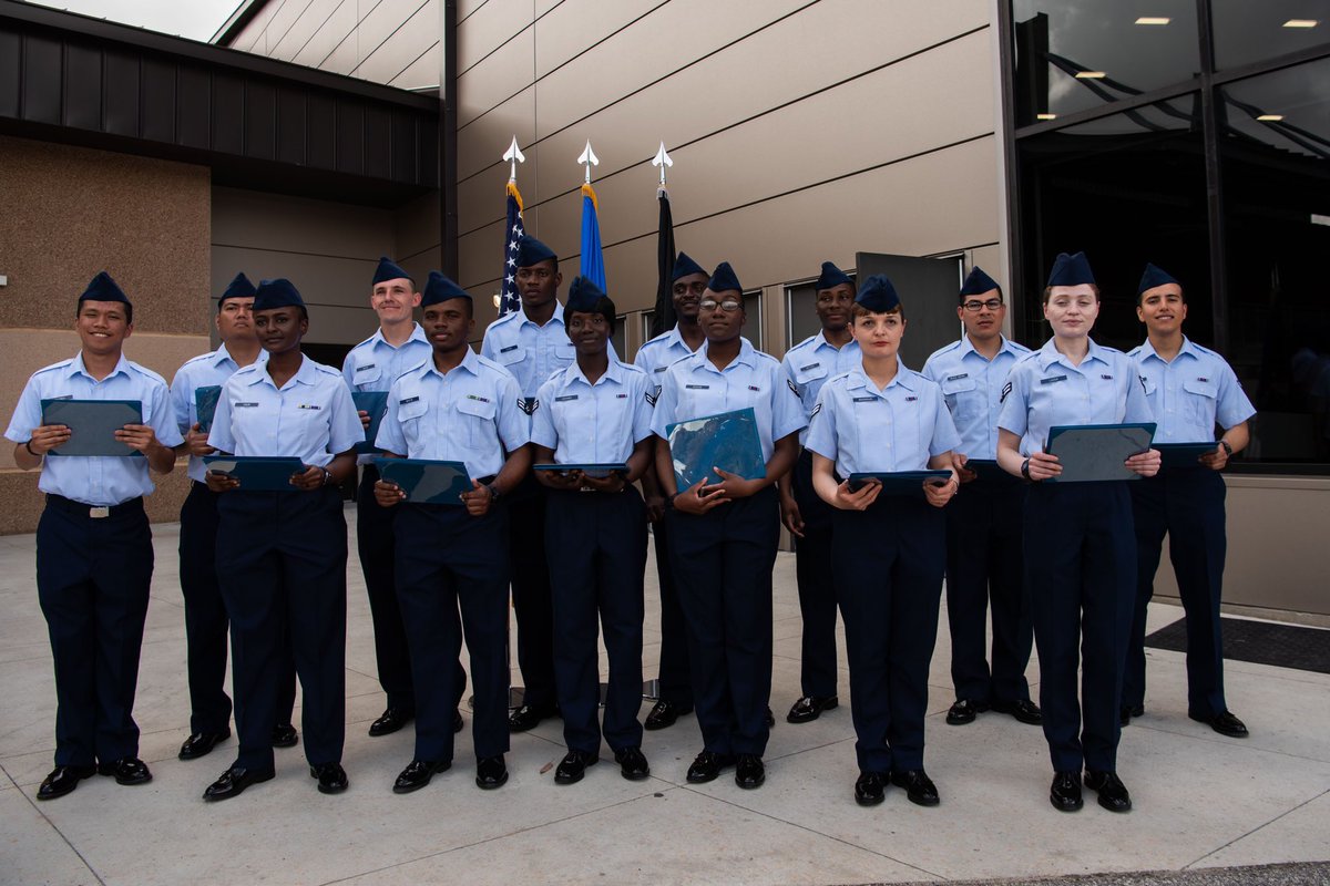 I couldn’t be more proud to welcome 14 of our newest Airmen AND newest U.S. citizens into our Air Force. On Wednesday, these Airmen were the first to complete the new streamlined naturalization process while in BMT. #WIN! Honored to serve alongside them!