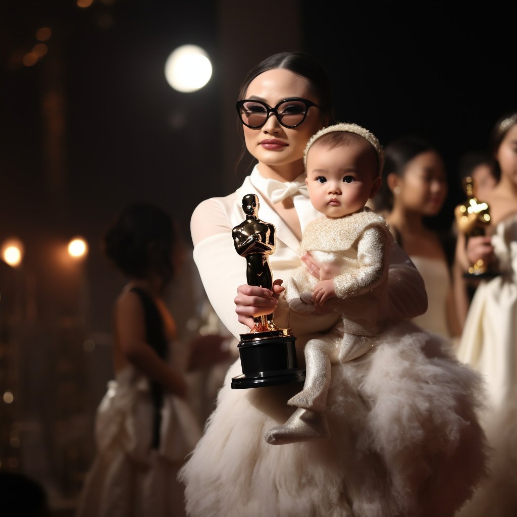 Darbybailey's tweet image. Baby careers and the mothers they become. AI is so cool to envision realities of representation (prompts in alt) 

#femalefilm #femaledirector #femalewriter