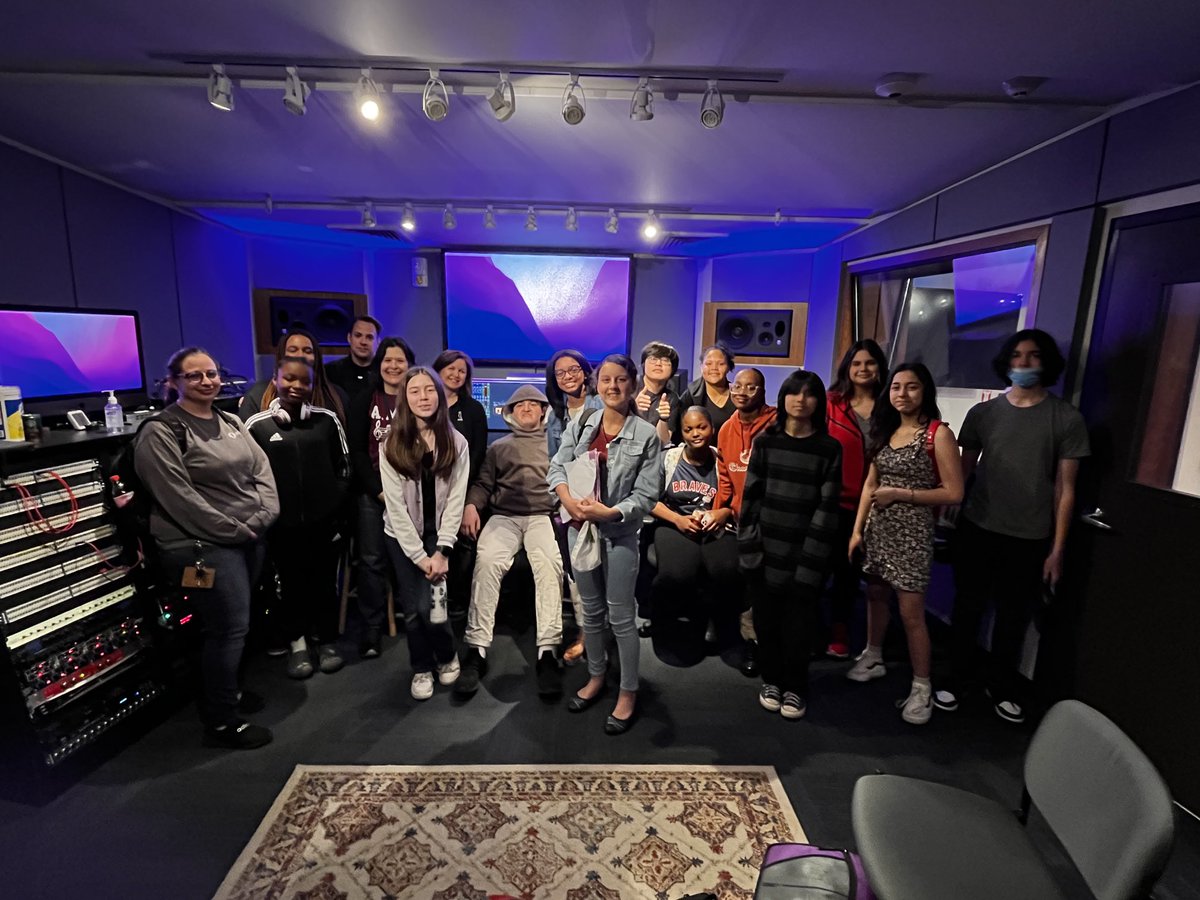 Thank you to Sam and the recording engineering students and  ⁦@mercycollege⁩ for inviting the AMD Glee Club today! We had a blast and the recording was amazing! ⁦<a href="/OssiningSchools/">Ossining UFSD</a>⁩ ⁦<a href="/MsSpenceMusic/">Music Teacher Spence</a>⁩ ⁦@OssiningSup⁩ ⁦<a href="/mariaAmeyer03/">Maria Angélica Asilis Meyer (she/her/hers/ella)</a>⁩