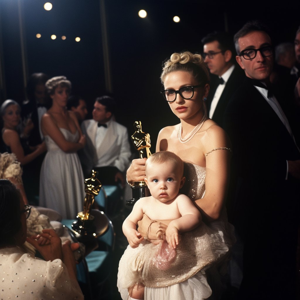 Darbybailey's tweet image. Baby careers and the mothers they become. AI is so cool to envision realities of representation (prompts in alt) 

#femalefilm #femaledirector #femalewriter