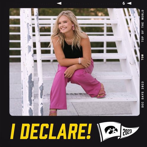 kieralee130's tweet photo. I declare! @towbrand @TheIowaHawkeyes @uiowa #declarationdays #futurehawk #classof2027 https://t.co/v998h5iK5P