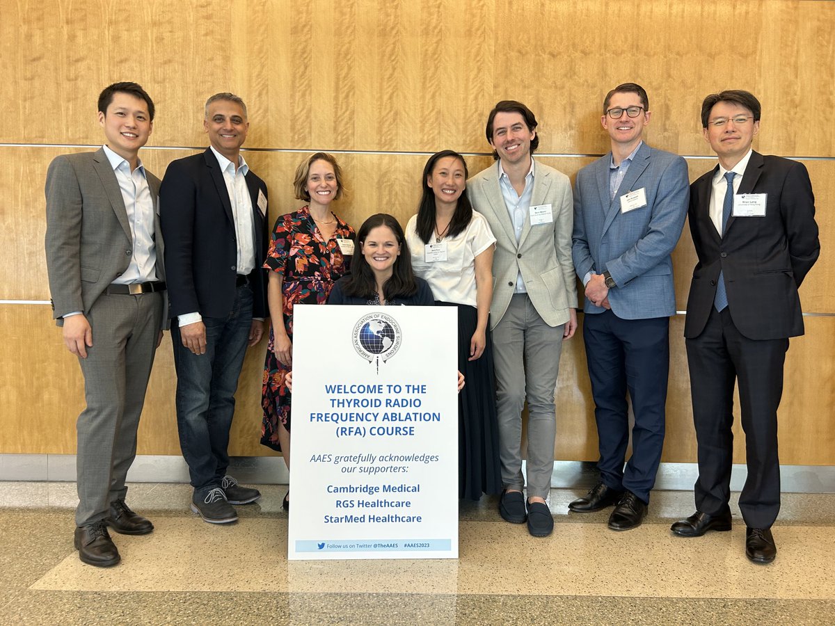 It’s a wrap! Thanks to our amazing faculty for a successful 3rd ⁦<a href="/TheAAES/">American Association of Endocrine Surgeons</a>⁩ RFA Hands-on Course. ⁦<a href="/ktmac862/">Katie McManus</a>⁩ ⁦<a href="/BrianHLang1/">Brian H Lang</a>⁩ ⁦<a href="/clairegravesmd/">Claire Graves</a>⁩ ⁦@Sean_Wrenn⁩ ⁦<a href="/jonrussellmd/">Jon Russell, MD, FACS</a>⁩ kepal_patel #AAES2023