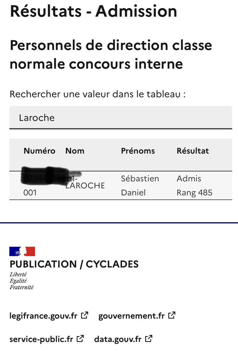 larocheseb's tweet image. Admis ! #perdir2023