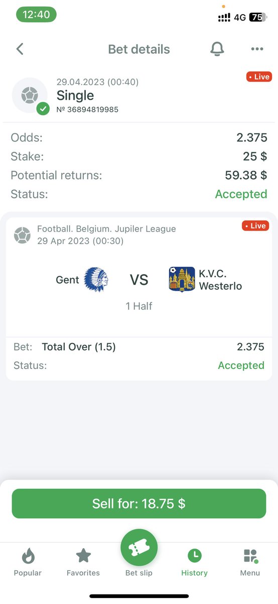 BettingPredict5's tweet photo. Bet 1
#Belgium jupiler league 
Ht 1.5 over https://t.co/2k4ulNUXcw