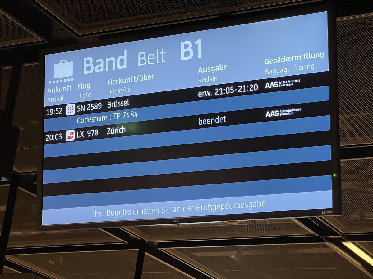 Der Service am BER wieder mal unterirdisch, Gepäckausladung dauert wieder 1,5h!!!!