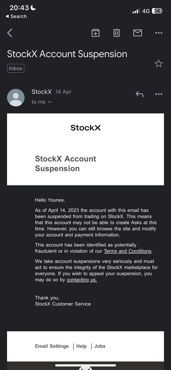 Stockx 😂💀 <a href="/stockx/">StockX</a> first sell fakes then ban innocent people accounts