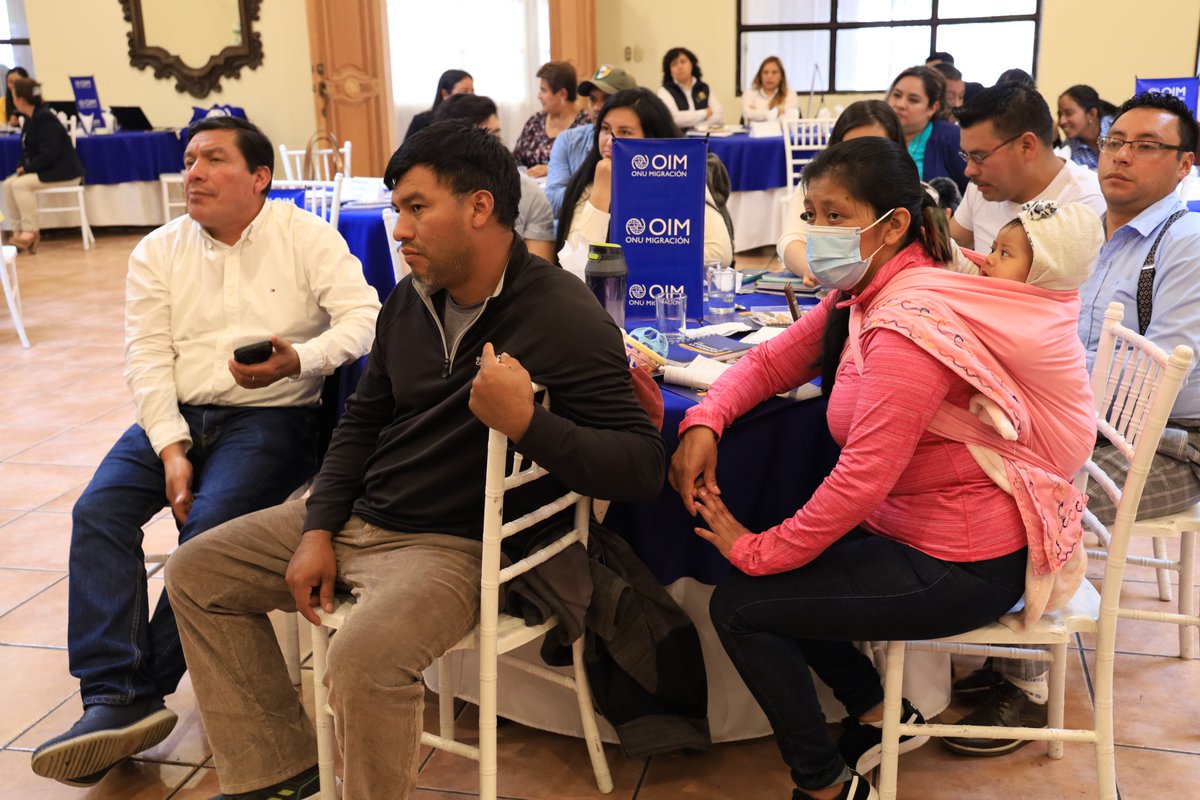OIMGuatemala's tweet photo. El Foro reunió alrededor de 60 representantes de más de 20 municipalidades de #SanMarcos, así como de otras entidades gubernamentales y no gubernamentales. Además, se presentó el perfil de la propuesta para una Política Migratoria de Guatemala. #ADIMAN @ANAM_Guatemala 🧵2/3 https://t.co/JUaTZGEuyX