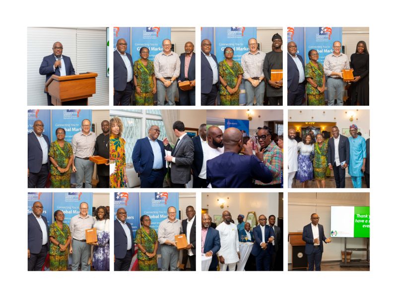 The U.S. Consulate held a welcome reception on April 20 for the American Business Council Nigeria members and new members to the U.S. Consulate. Consul-General, <a href="/WBStevens/">Will Stevens</a>, presented membership plaques to the new members. #business #uscompanies #Nigeria #USNigeriarelations
