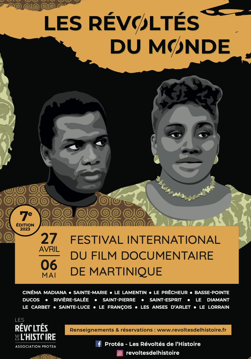 Fiers d'annoncer que CHER JACKIE sera projeté pour la première fois dans les Antilles dans le cadre du Festival international du documentaire de Martinique !
📍Cinéma Madiana, Schœlcher, Matrinique
🕔 Vendredi 28 avril à 16h00