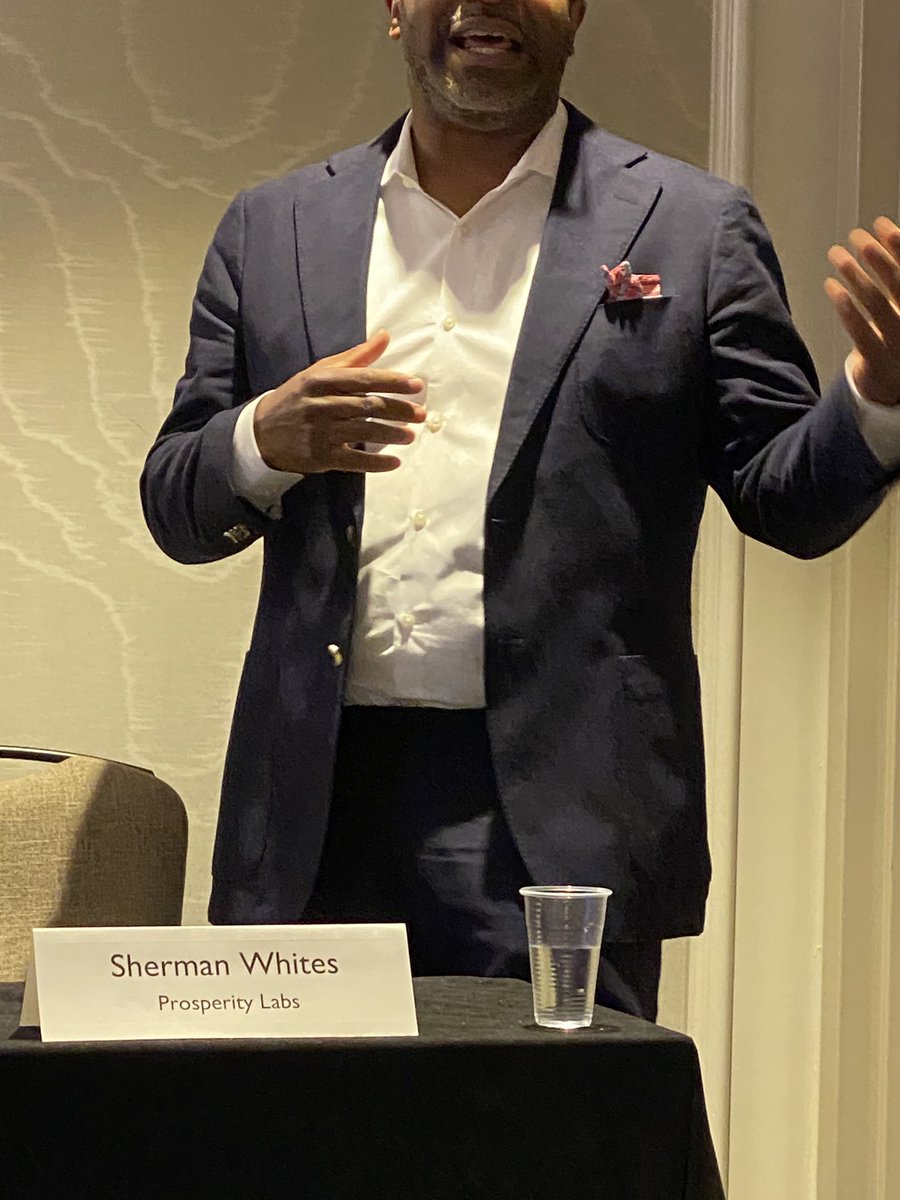 EMiranker's tweet photo. “Relationships will never go out of style” insight from philanthropy consultant Sherman Whites at #IA23, w/ @ArthurGAffleck3, Jessie Haynes and Geoffrey Banks https://t.co/gRym1x1ojm