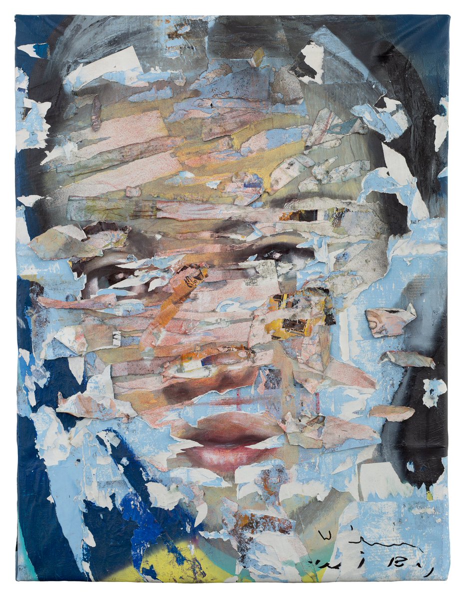 "Big Girl Blues" by ATX artist Wiley Ross on view now at WCC Austin's "This is Now" exhibition