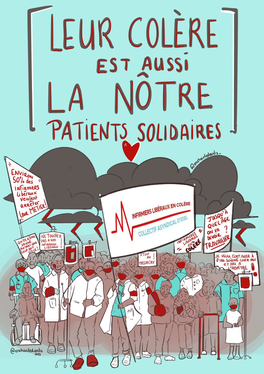 Idelencolere83's tweet photo. @Sopranopsy4 Un soutien en vidéo Sopra 🙏?
le 12 mai 13h.
les #infirmiersliberauxencolere seront sur le vieux port pour vous chers patients ou vos parents....Héros hier ,méprisés aujourd'hui et disparus demain si vous ne nous soutenez pas...comme on vous a soigné pdt le covid.
@Idelencolere https://t.co/aougNKqNwC