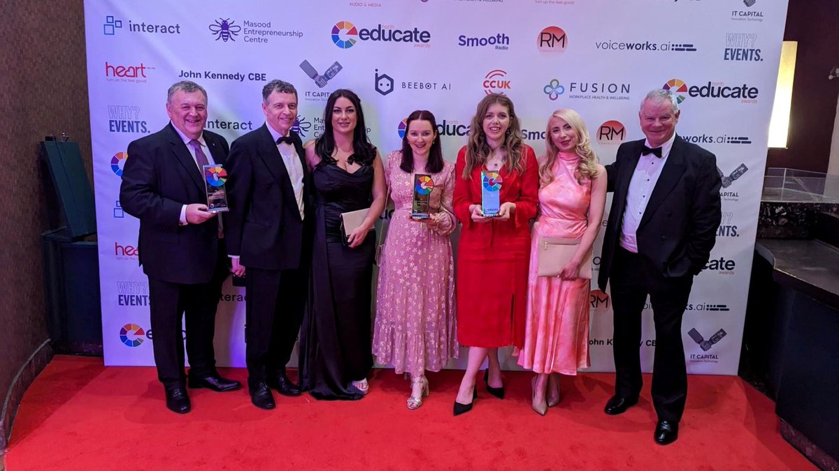 Last night was a winning evening at the <a href="/educatenorth/">ENAs</a> awards 🏆! 

Having been shortlisted for 8 different awards which celebrate best practice &amp; excellence in the education sector in the north, <a href="/edgehill/">Edge Hill University</a> walked away with 3 wins &amp; a high commendation: bit.ly/41JWIo9