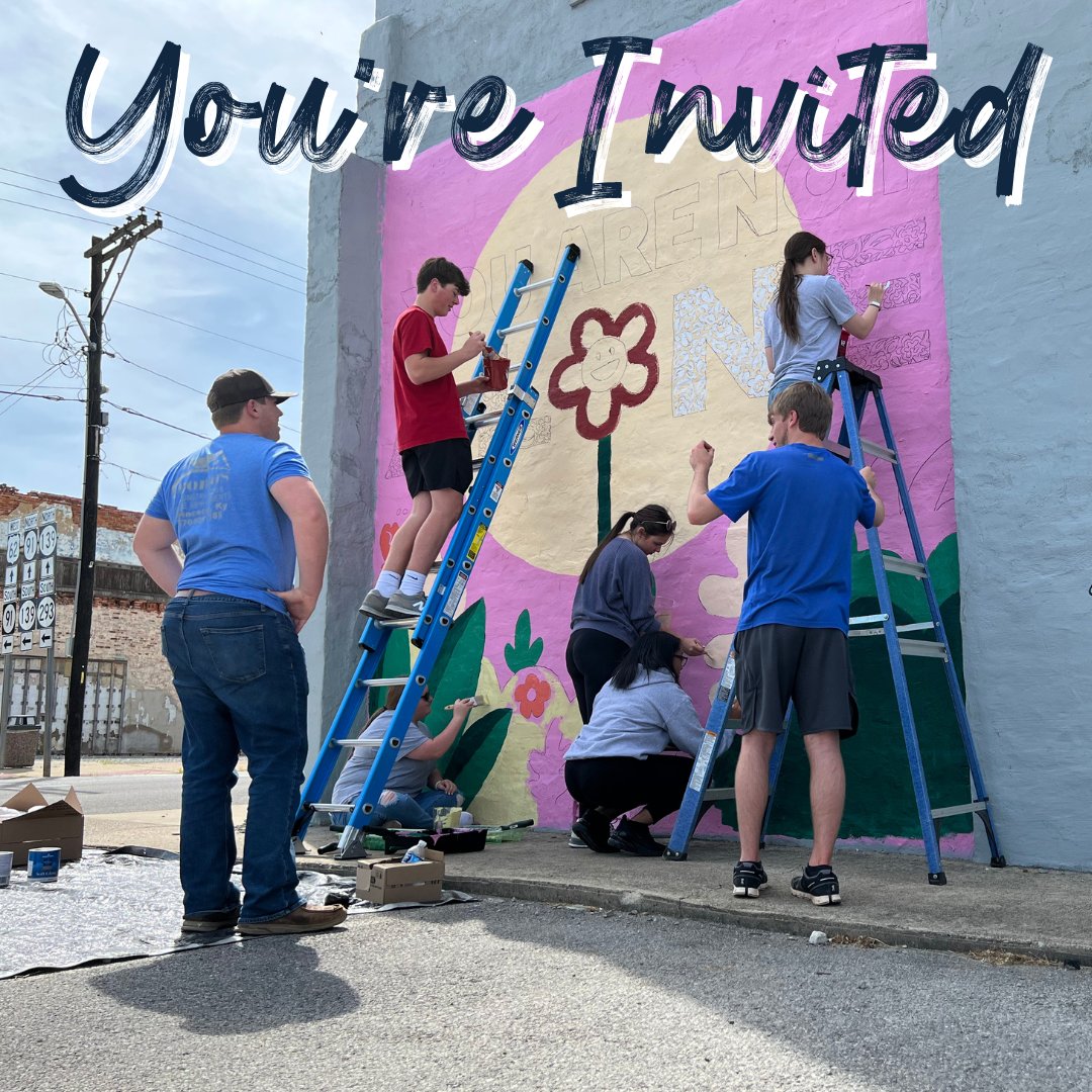 You are Invited May 3rd at 4PM to 106 W. Market St in Princeton to a ribbon cutting for our student Ambassador's mental health awareness mural they created downtown with remarks to follow. We encourage everyone to come out and support our local youth! #Ambassadors #ServeUnique