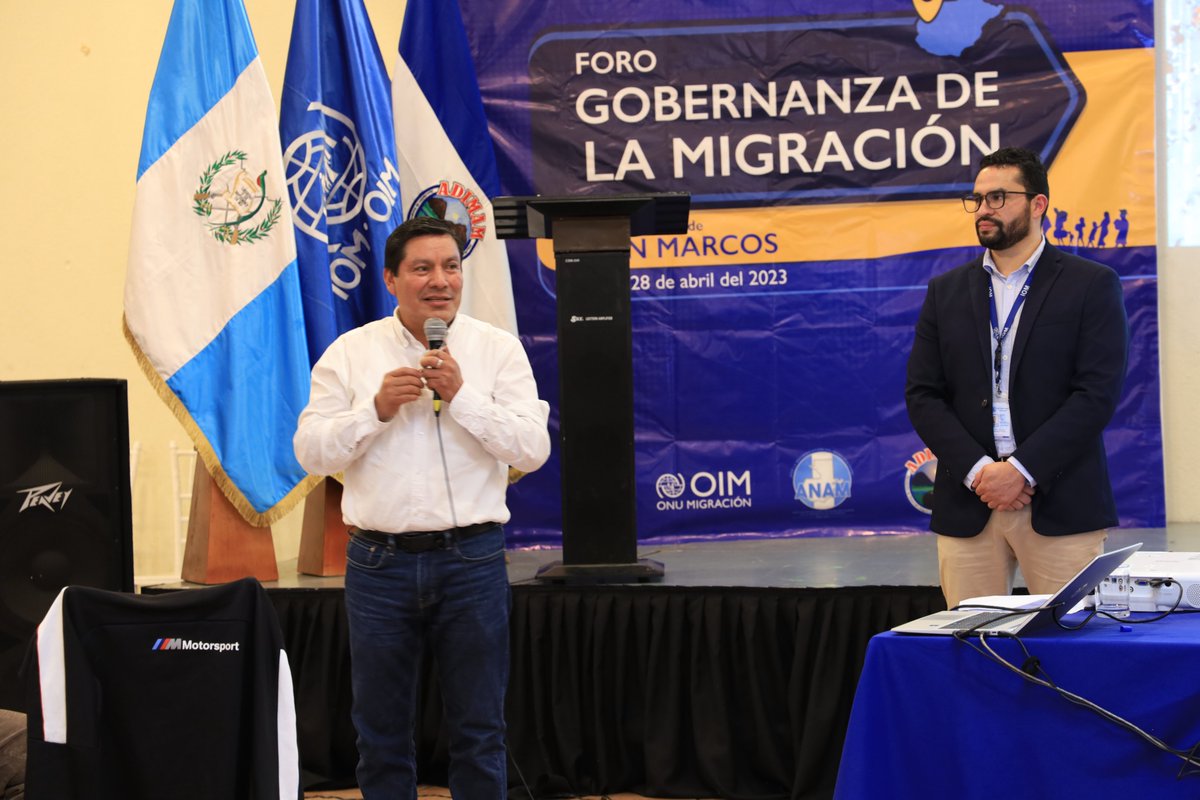 OIMGuatemala's tweet photo. El #FGMD se realizó en el marco del Programa Regional sobre Migración de la #OIM, financiado por la Oficina de Población, Refugiados y Migración del Departamento de Estado de los Estados Unidos de América. #ADIMAN @ANAM_Guatemala Lee la nota completa 👉https://t.co/sxR57dNihy https://t.co/mlQUi6XjRg