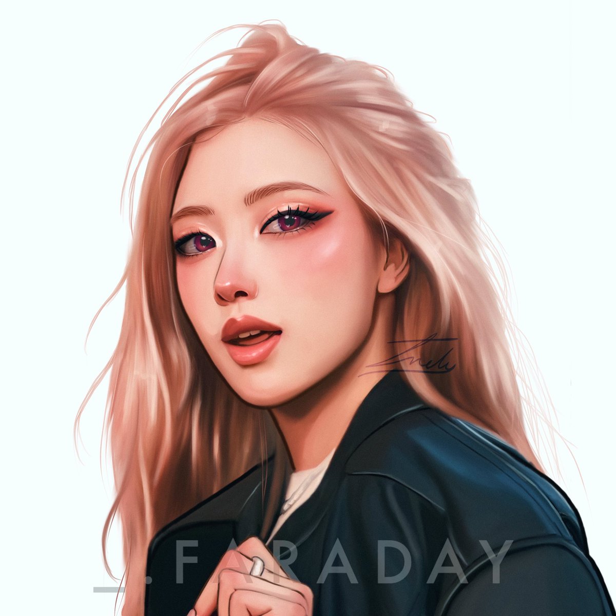 FaradayIndy's tweet photo. Quick drawing of #Rose before I start my group picture of #PINKCHELLA 

#KPOP #blackpink #Procreate https://t.co/QGCvHcXxbb