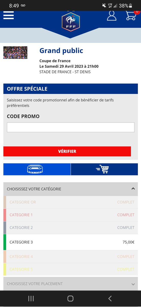 ErdreCanaris's tweet photo. Des places dispo à l'instant foncer ! @Blasinh0 @TribuneNantaise @ManuMerceron @_BMuani @Jules_LeNantais https://t.co/yDUkbvjswP